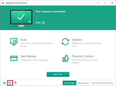 Configure Kaspersky for ProRealTime