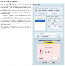 asociar ordernes a alertas