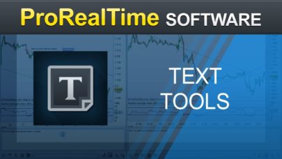 Adding texts to charts – ProRealTime 10.3