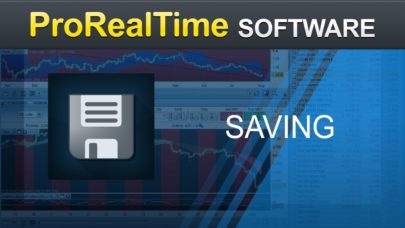 Saving work in ProRealTIme 10.3